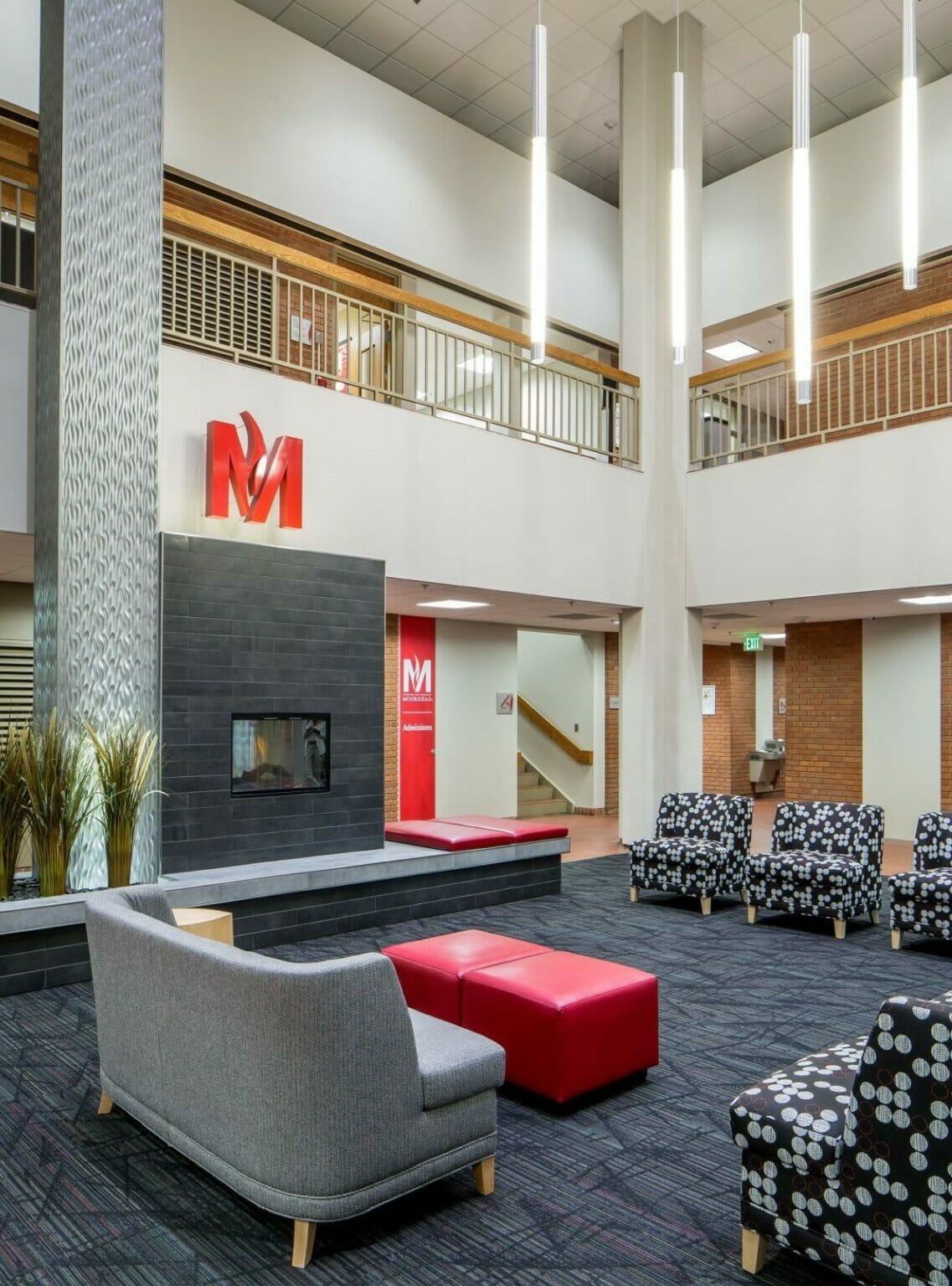 MSUM Owens Hall Lobby & President's Office - Foss Architecture & Interiors